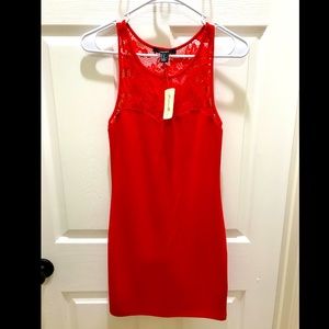 Forever21 XXI red bodycon dress